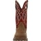 Rocky Men's Waterproof Western Boot, 9.5 M, Steel Toe, 11 in H, Tan Red, RKW0341 RKW0341 - alternate 3